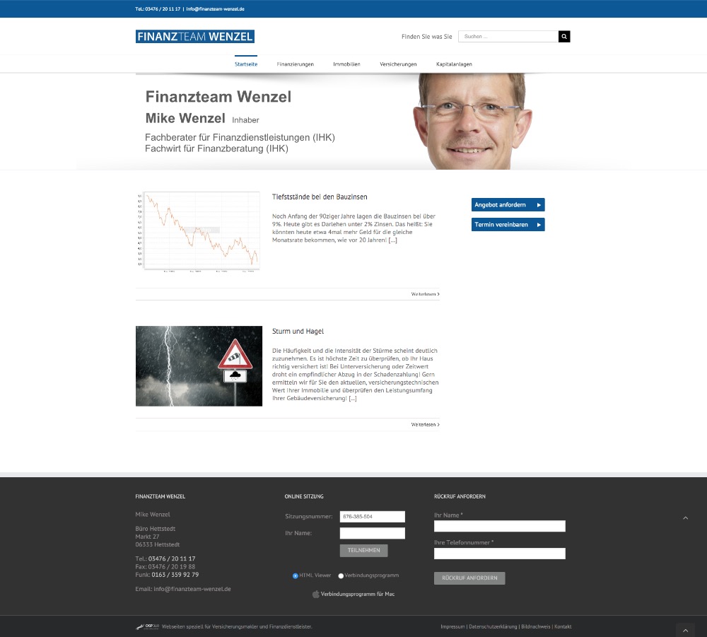 Bild-neue-Webseite-Versicherungsmarkler-Finanzteam-Wenzel